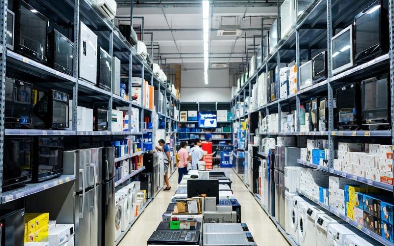 Các mẫu kệ trưng bày đồ điện gia dụng được ưa chuộng hiện nay