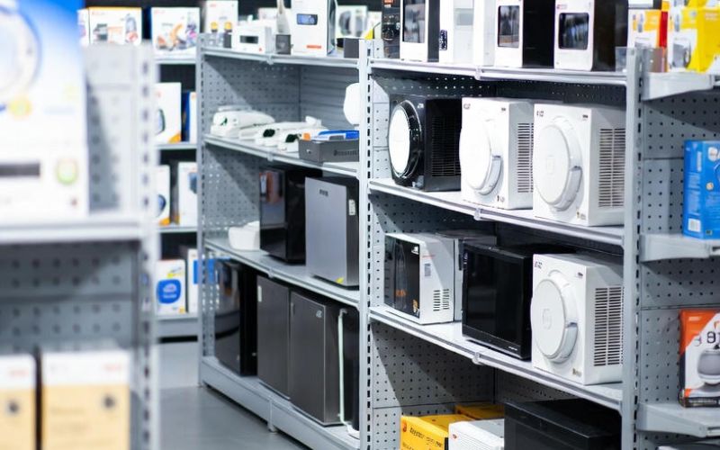 Đơn vị cung cấp kệ trưng bày đồ điện gia dụng chất lượng, uy tín