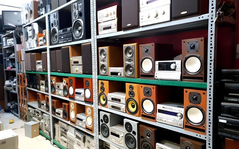 Kệ đặt loa khung sắt