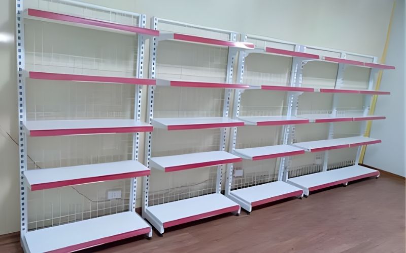 Kệ siêu thị đơn áp tường